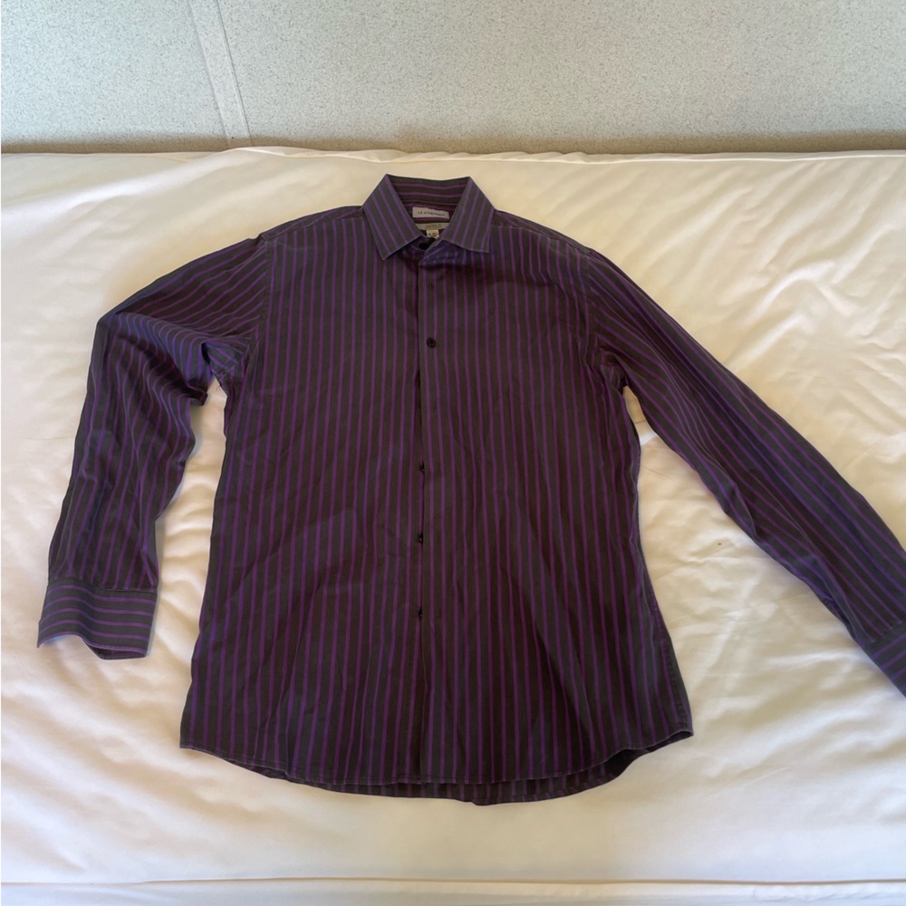 Le Château Men’s Dress Shirt – Tailored Fit – Size 16-16½ M/M